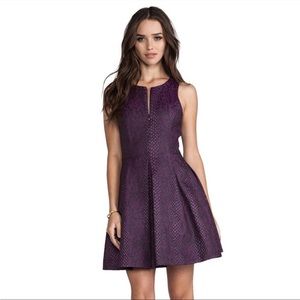 Tibi Snakeskin Fit and Flare Dress - size 4